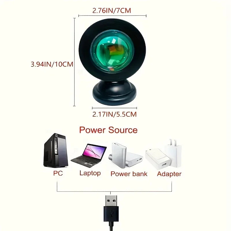 Sunset Lamp™ – Magia Zachodu Słońca w Twoim Pokoju